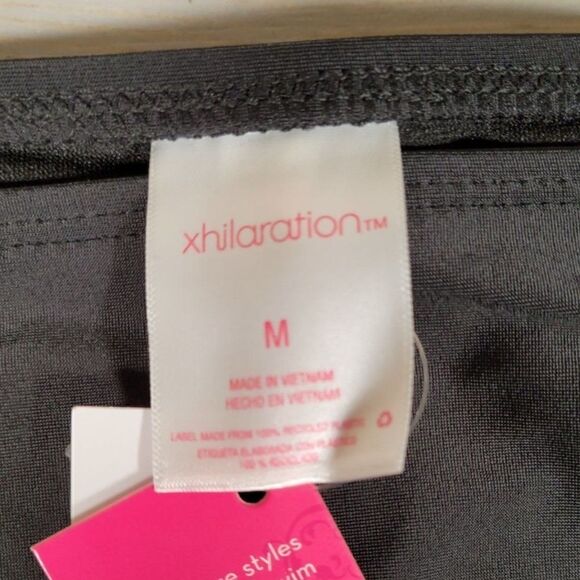 Xhilaration Juniors' Strappy High Waist Cheeky Bikini Bottom Sz M - Picture 7 of 12